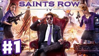 Saints Row IV - Gameplay Walkthrough Part 1 - War for Humanity! (PC, Xbox 360, PS3) Saints Row IV - Gameplay Walkthrough Part 1 - War for Humanity! (PC, Xbox 360, PS3)