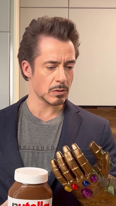 Iron Man uses the Infinity Gauntlet✊