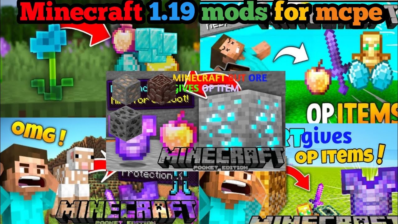 Minecraft mods for mcpe 1.19 5 mods well playing mods - YouTube
