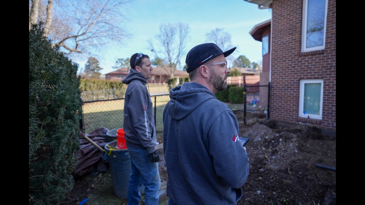 Foundation Wall Stabilization with Wall Brackets | Project Spotlight. Video preview.
