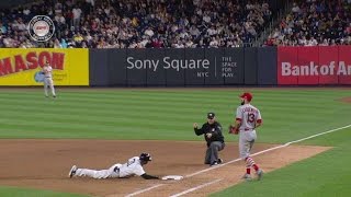 STL@NYY: Carpenter turns unassisted double play