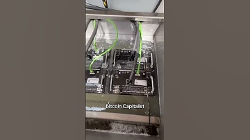 Immersion Bitcoin mining in the desert of Dubai.