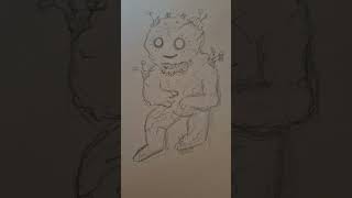 Drawing A Stone Creature From My Fantasy World 🪨🌱