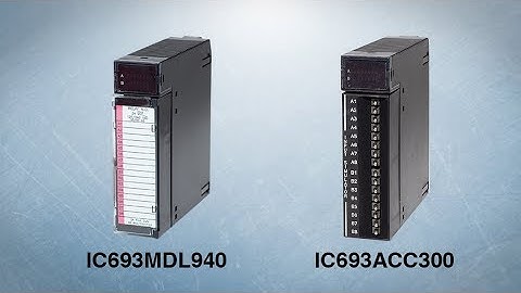 GE Fanuc Test IC693MDL940 and IC693ACC300
