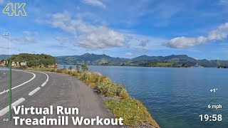 Virtual Run | Virtual Running Videos Treadmill Workout Scenery | 30 Minute Sunny Harbour Run