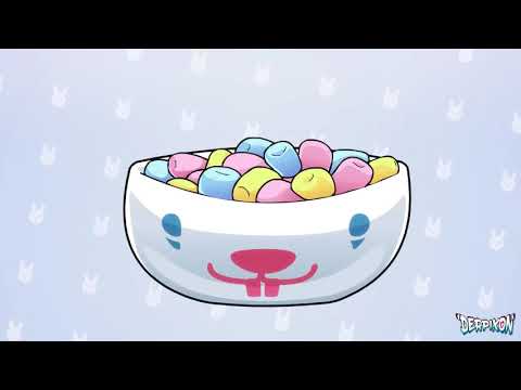 derpixon party game chubby bunny challenge animation (not 18+)