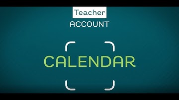 Classera EN teacher  Calendar