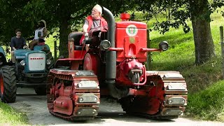 1947 Breda 50 TC 'HOT BULB' Crawler Tractor  Start, Sound, Drive