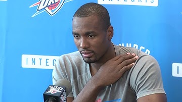 Thunder Exit Interview: Serge Ibaka (2014-06-02)