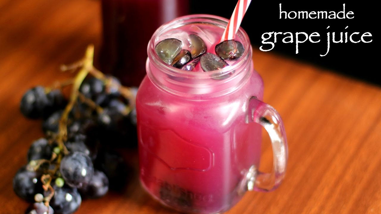 grape juice recipe | grapefruit juice recipe | homemade black grape juice | Hebbar Kitchen