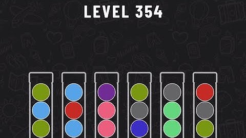 Ball Sort Puzzle Level 354 #ballsortpuzzle #ballsortpuzzlegameplay #puzzlegame #mobilegames