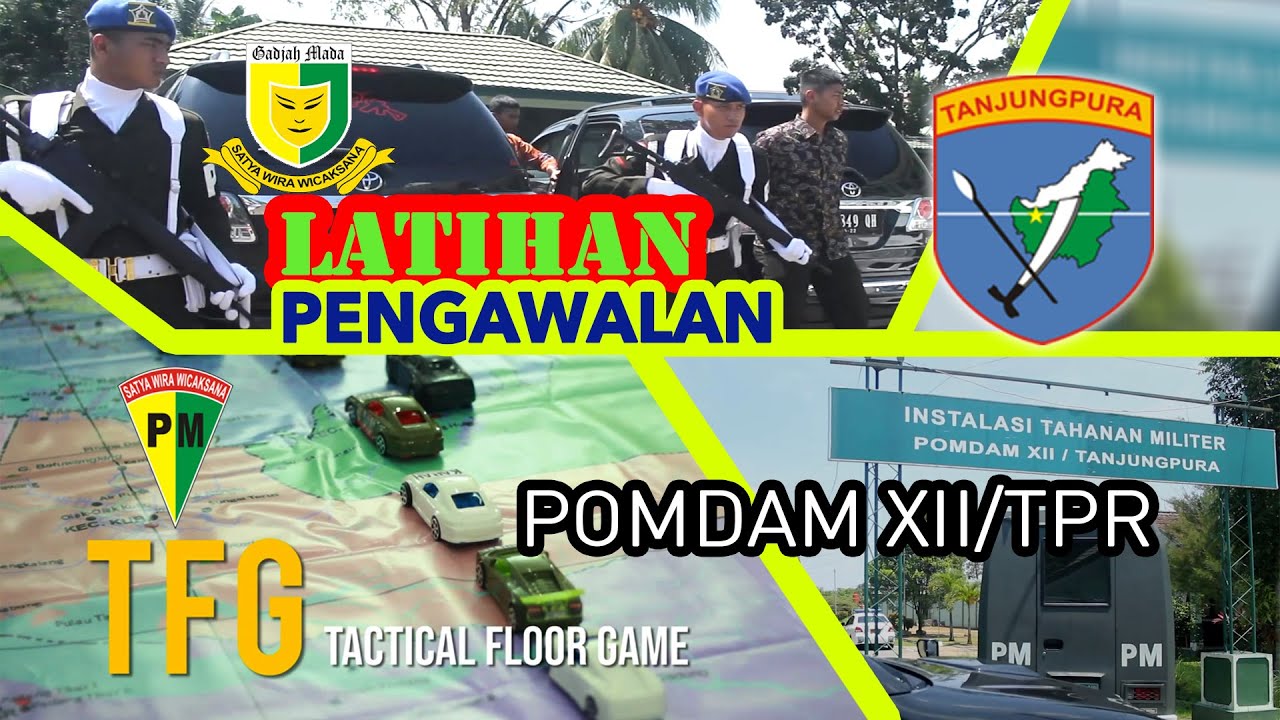 MILITER : LATIHAN PENGAWALAN POMDAM XII TANJUNGPURA 2020 #polisimiliter #tniad #tanjungpura