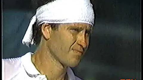 John McEnroe  Erupts Against Umpire Jay Snyder Whi...