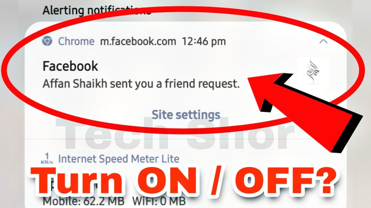 How to Turn On Or Off Facebook Chrome Notification - YouTube