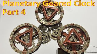 Planetary Clock 04 - Steampunk skeleton clock