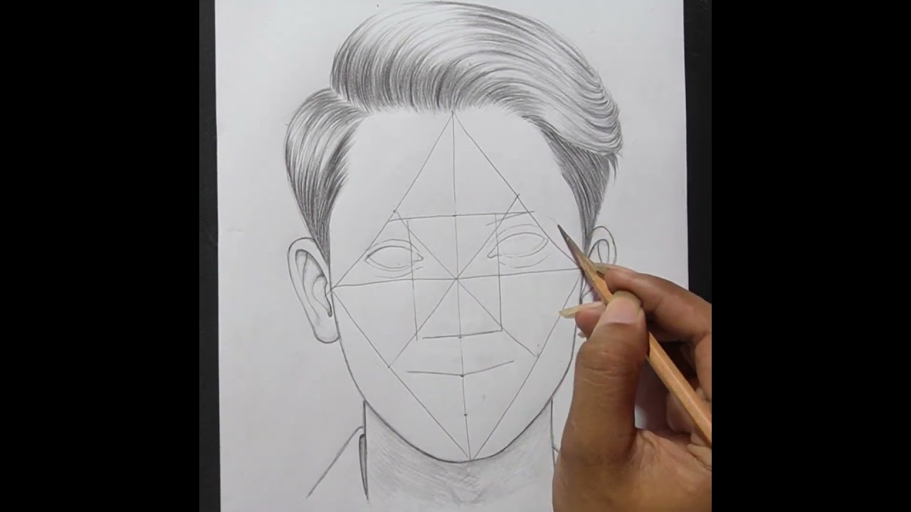 how to draw a face