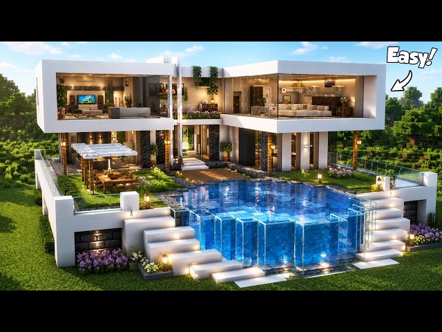 Minecraft Modern House Blueprints Pc