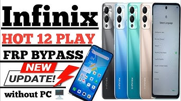 Infinix Hot 12/12 Play FRP Bypass / 100% No PC (Android 11)