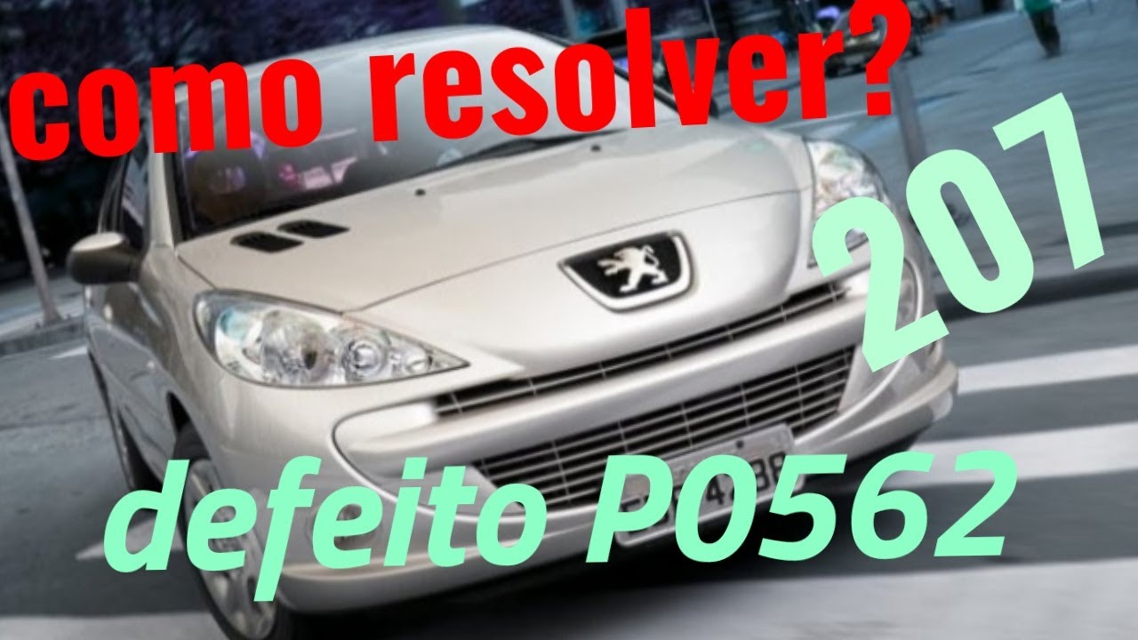 Como resolver a falha do Peugeot 207 1.4 código P0562 - YouTube