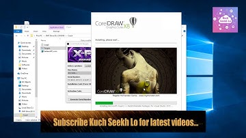 How to install CorelDRAW X8 in windows 10