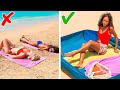 Refreshing Hacks For The Hottest Days || Cool Summer Gadgets And DIY Swimming Pool!