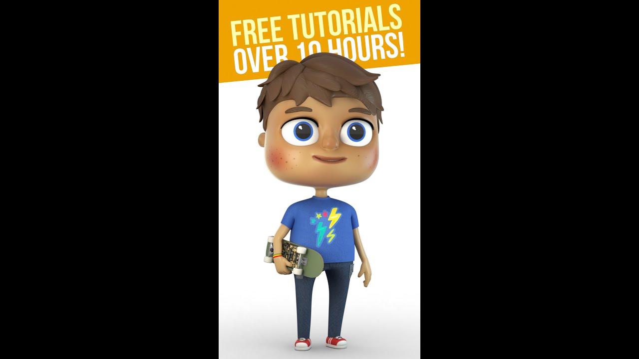 Learn 3D Character Modeling FOR FREE! - #Shorts