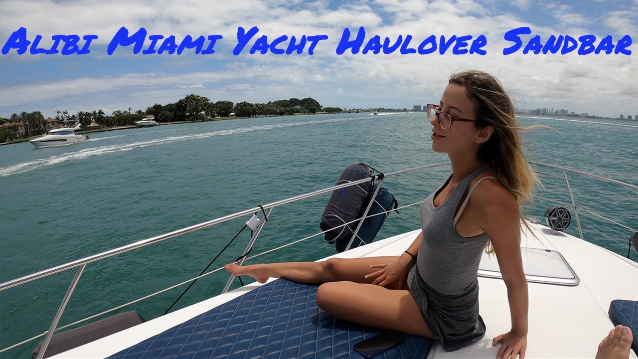 Miami Yacht Party - Yacht Miami | Haulover Sandbar | Alibi | Vlog |