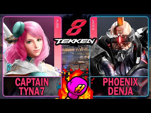 Tekken 8 Captain Tyna7 ALISA VS Phoenix Denja JACK 8 鉄拳8 4K 60ᶠᵖˢ T8 TK8 Tekken