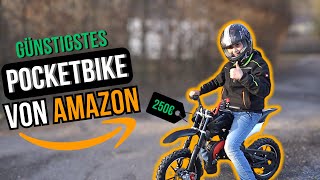 Wir haben das günstigste Pocketbike von Amazon bestellt: Unboxing & Testfahrt!