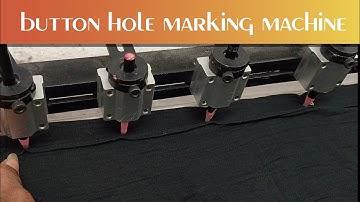 button marking buttonhole marking  shirt placket marking machine button hole marking dot machine