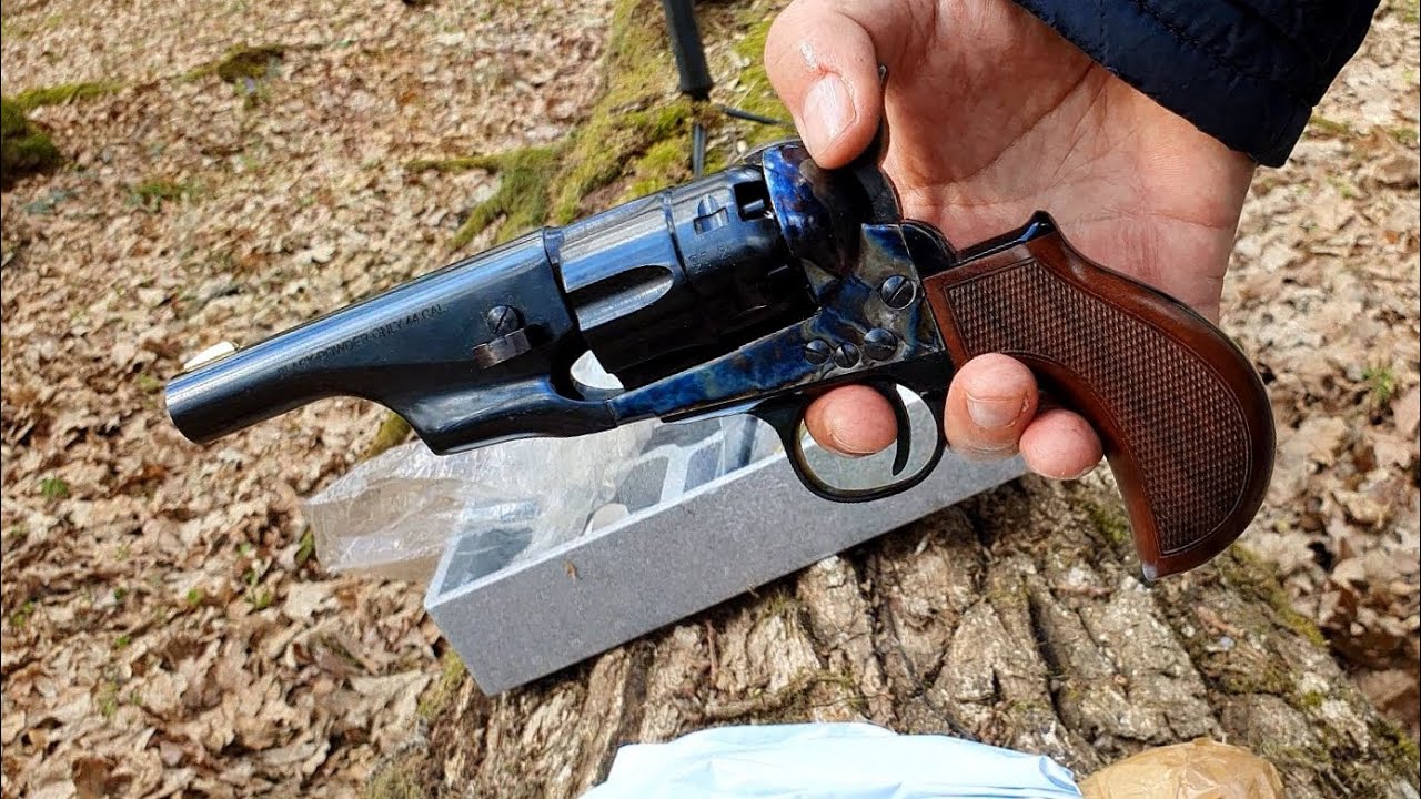 Rewolwer Colt 1862 Pocket Police 44 SNUBNOSE 4' - unboxing