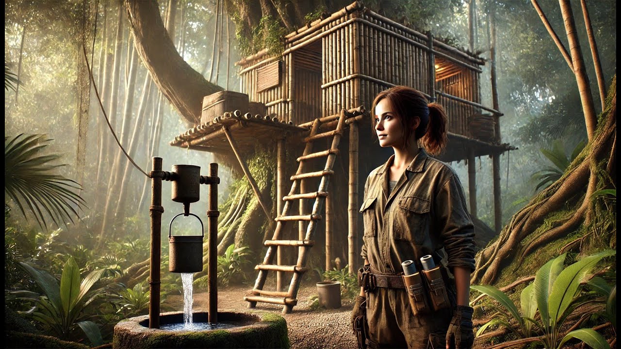 Alien Scouts Drop Into Jungle — Human Builds Treehouse Fire & Water System Before Sunset | HFY Story