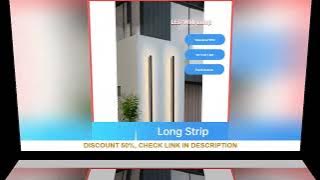 Waterproof LED Outdoor Wall Lamp IP65 for Courtyards Villas Long Wall Lighting DC24V to 110V 220V Ve
