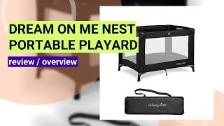 Dream On Me Nest Portable Playard Review: The Ultimate Baby Travel Essential!