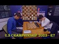 Ray Robson (2699) vs Fabiano Caruana (2786) || U.S Championship 2023 - R7