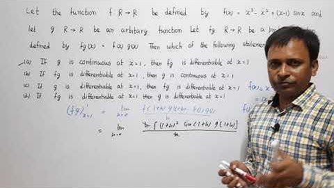 JEE Advanced 2020 Paper I Solution for problem on Continuity and Differentiability
