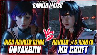 TEKKEN 8 - DOVAKHIIN (High Ranked Reina) vs MR CROFT (Ranked #6 Xiaoyu) | T8 RANKED GAMEPLAY