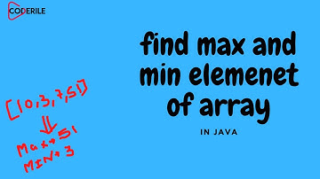 Write a program to find max and min value from array in java #Shorts #Algo #array # DS #YTShorts