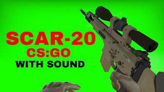 CS:GO SCAR-20 Green Screen overlay + Sound Effect [High Quality]
