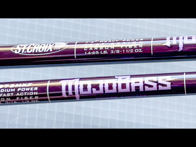 NEW St. Croix Mojo Bass Trigon Rods 2024 