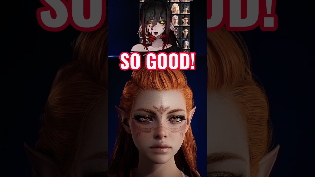 Aion 2 has an AMAZING Character Creator! | #ad #shorts