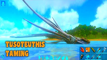 Ark Mobile Tusoteuthis Taming | How To Tame Tusoteuthis Ark Mobile