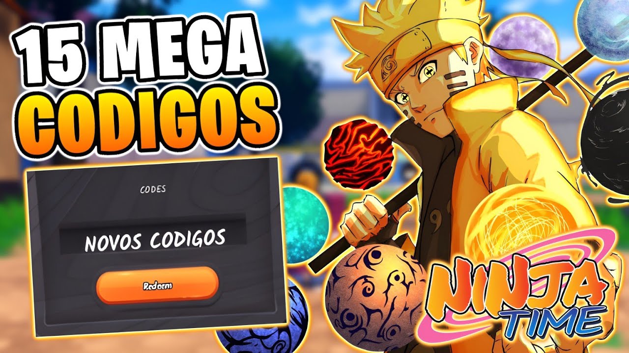 SAIU!! 15 MEGA CÓDIGOS DE SPIN PARA o NINJA TIME | Roblox - GG Codes ...