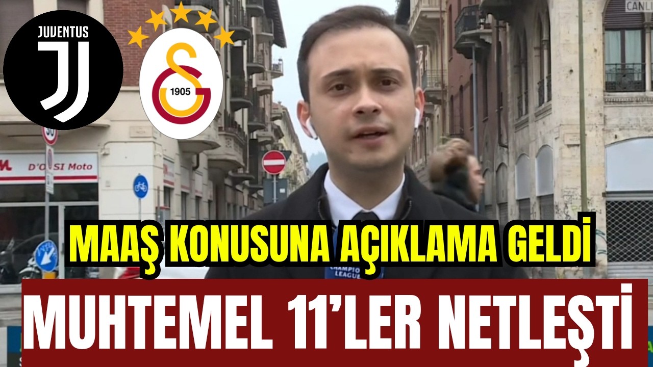 Juventus Galatasaray Rovanş Maçının Muhtemel 11’leri