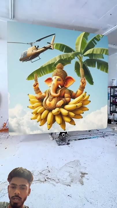 Ganpati Bappa drawing photo #shorts#youtubeshortsX#viralshorts#ganesh#ganpatibappamorya