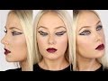 Inverted Smoked-Out Eyeliner & Ombre Vampy Lips! | Lauren Curtis