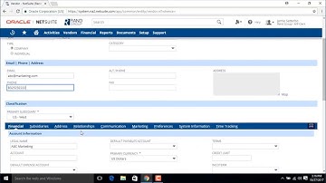 How to Create a Vendor in NetSuite