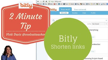 Shortening Links & Tracking Stats with Bitly (2 Minute Tip)