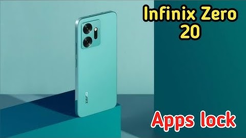 Apps Lock In Infinix Zero 20, How To Set Apps Lock In Infinix Zero 20, Applock Setup Kaise
