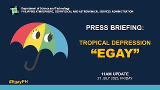 Press Briefing: Tropical Depression "#EgayPH" Update Friday 11AM | July 21, 2023 image